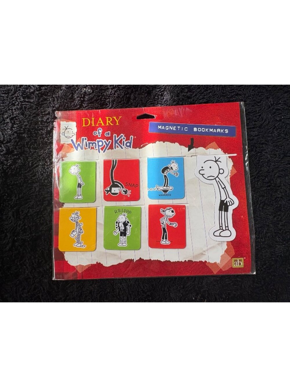 Diary Of A Wimpy Kid Magnetic Bookmarks Set Of 7 Sealed Greg Heffley